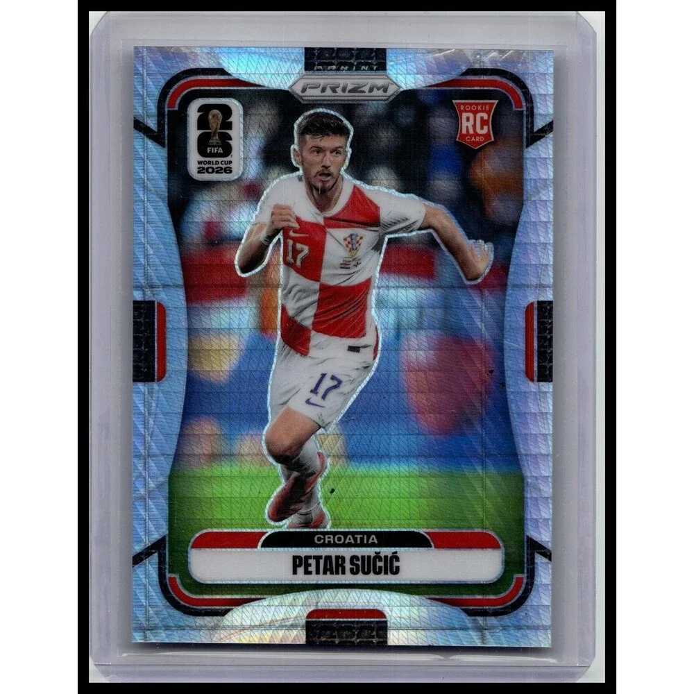 2026 Panini Prizm FIFA World Cup Petar Sucic #201 Croatia Wave Prizm
